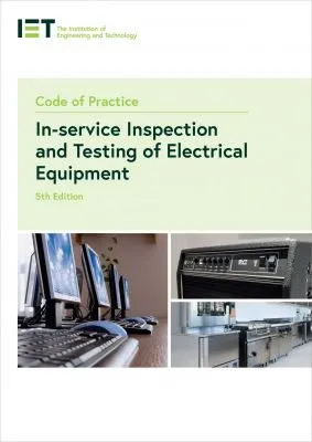 A picture of a code of practice sign about in-service inspection and testing of electrical equipemnt.