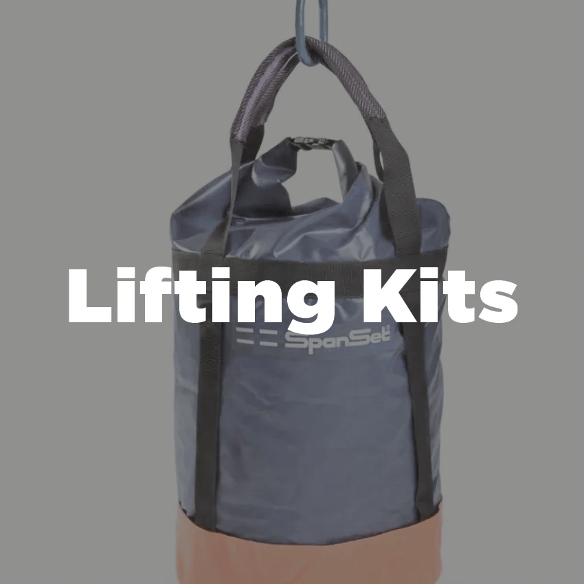 Product image of  a SpanSet lifting bag on a white background